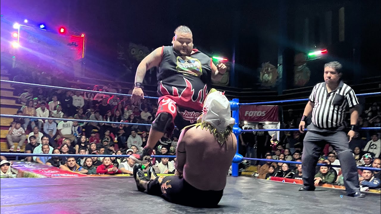 Lucha estelar Burguer Boy y Dios del Inframundo π Monsther Clown y Karis la Momia Jr en Arena Neza