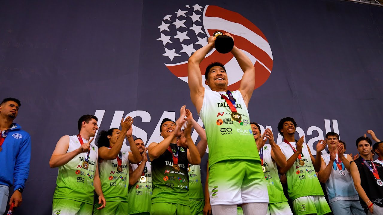 Men's A Division Winners | The Tall Ones | 2024 USA Volleyball Open National Championship background