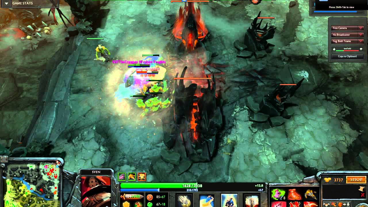 Dota 2 Sven montage! background