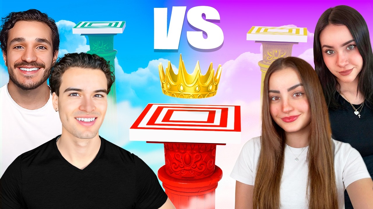 Enfrenté CHICOS vs CHICAS en un Torneo de PILARES!