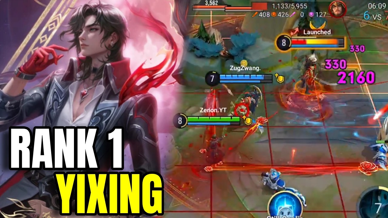 Top 1 Yixing Plays! HIGH RANK DOMINATION | Honor of Kings