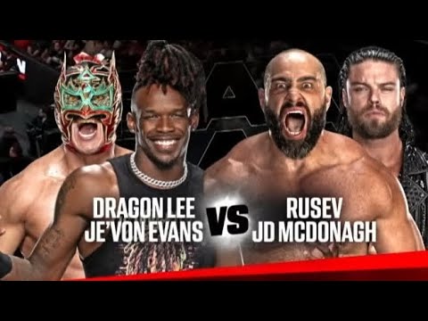 Dragon Lee & Je'Von Evans vs Rusev & JD McDonagh | RAW Apr 13, 2026 (Part 1)