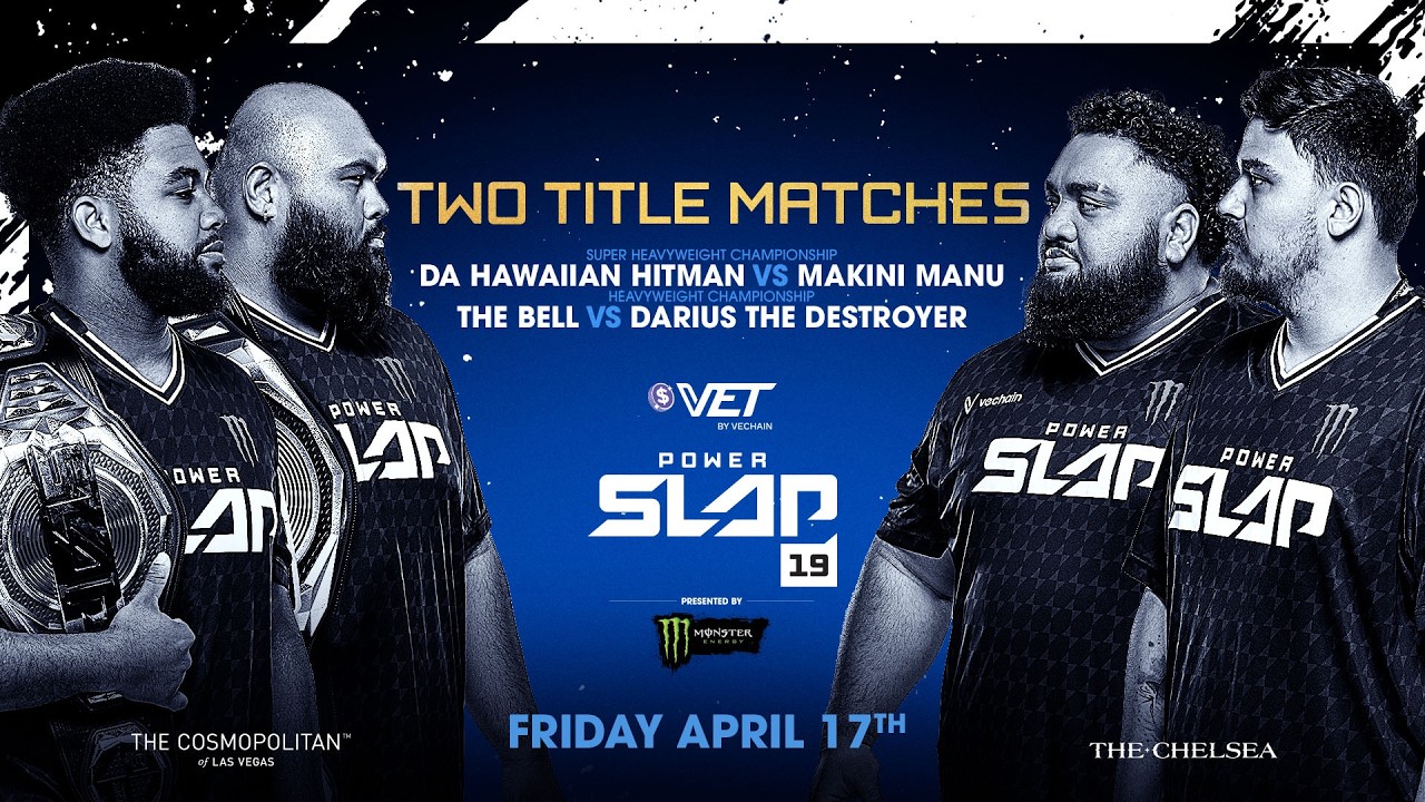 HINDI STREAM | पावर स्लैप 19: DA HAWAIIAN HITMAN बनाम MANU + THE BELL बनाम DARIUS THE DESTROYER 🏆