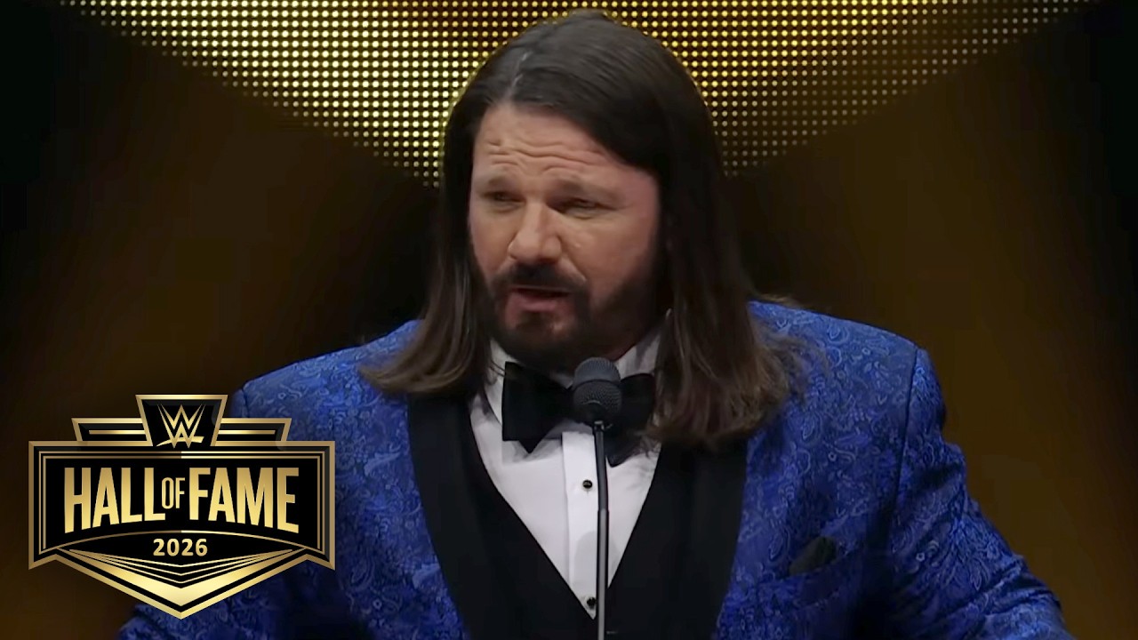 AJ Styles reflects on a Phenomenal career: WWE Hall of Fame 2026 highlights