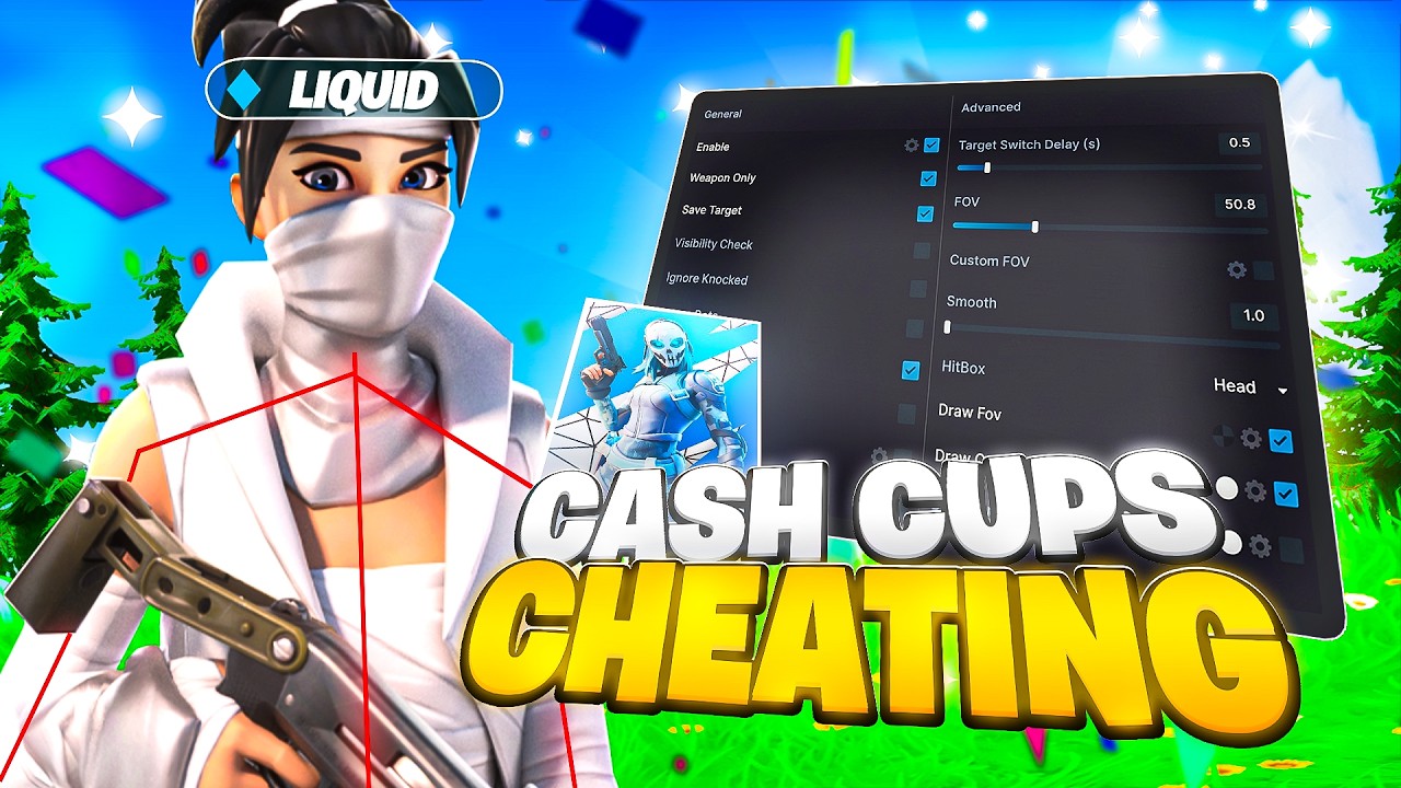 I Got FIRST PLACE in a Tournament Using Fortnite Cheats