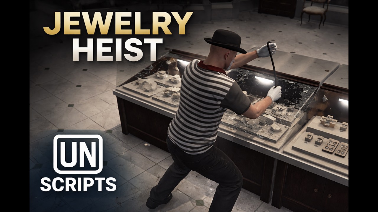 Jewelry Robbery for FiveM (ESX & QBCore)