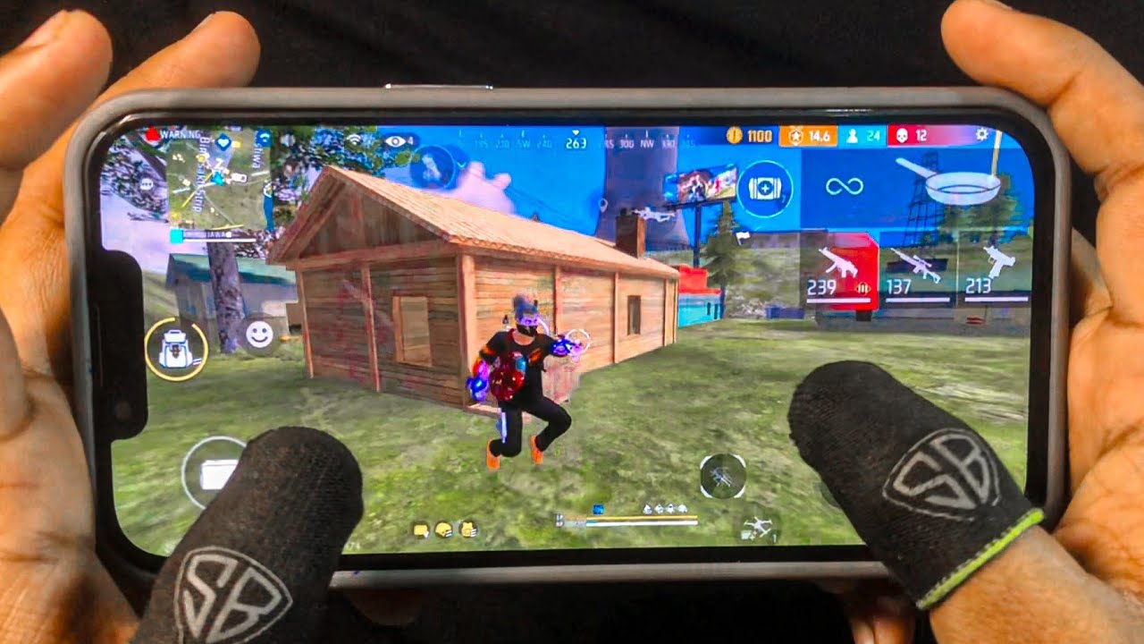 Unlucky !! HANDCAM🔥 IPHONE 13 🗿 FREE FIRE BR RANKED INSANE GAMEPLAY 🎮