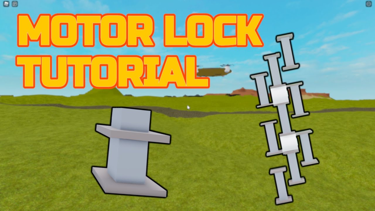 Motor Lock Tutorial in Plane Crazy Roblox || duckster background