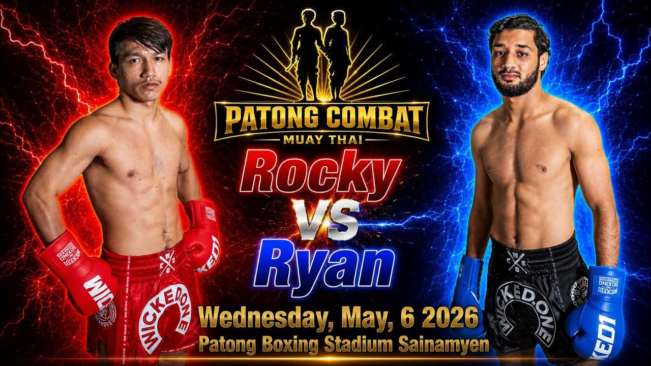 Rocky Kangaroo Muay Thai VS Ryan Amrouni Petch Muay Thai
