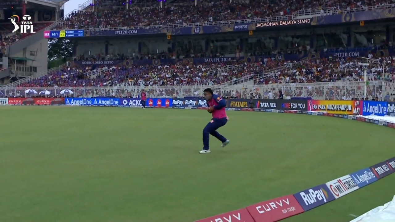 IPL 2025 M53: KKR vs RR - Rahmanullah Gurbaz Wicket