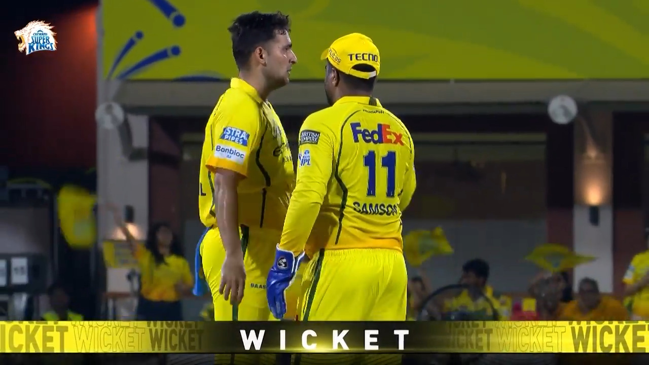 IPL 2026 M44: CSK vs MI - Fall of Wickets