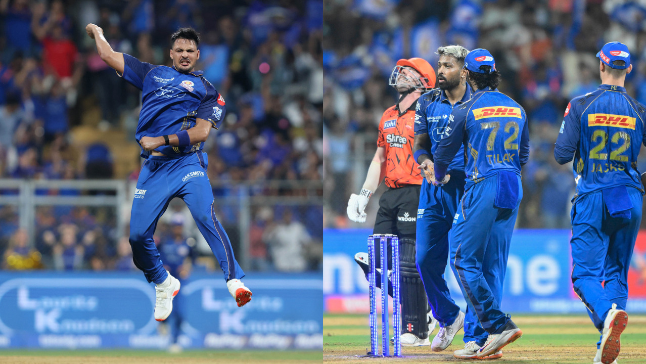 3 wickets in 7 balls! MIghty comeback