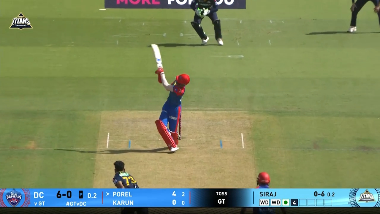 IPL 2025 M35: GT vs DC - Super Sixes background