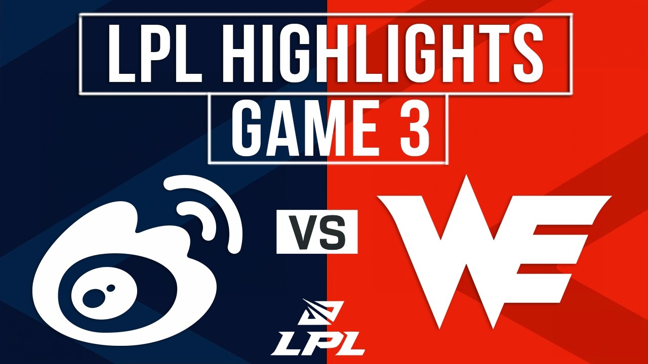 WBG vs WE Highlights Game 3 | LPL 2026 Split 2 | Weibo Gaming vs Team WE