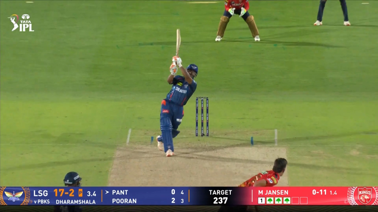IPL 2025 M54: PBKS vs LSG - Rishabh Pant Six