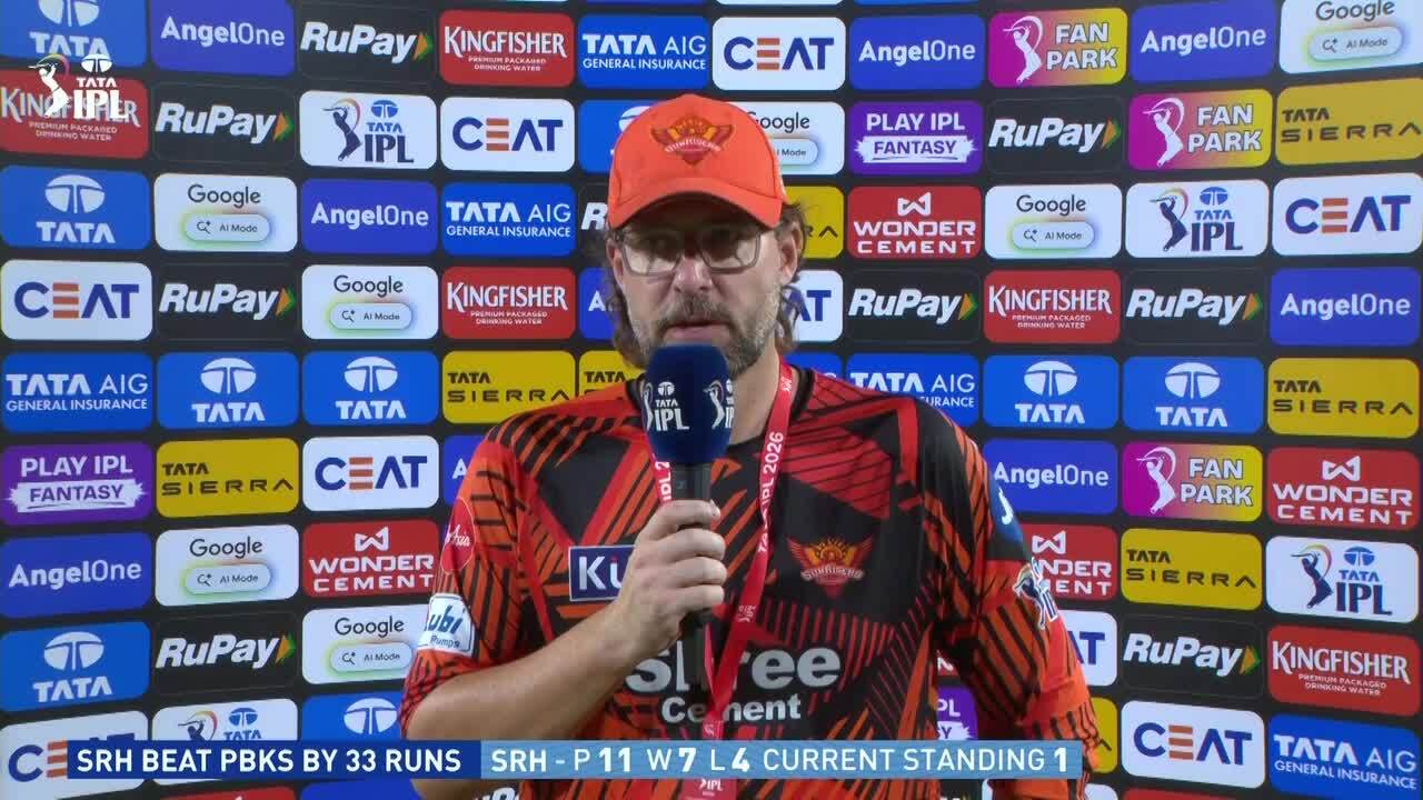 IPL 2026 M49: SRH vs PBKS - Daniel Vettori Interview