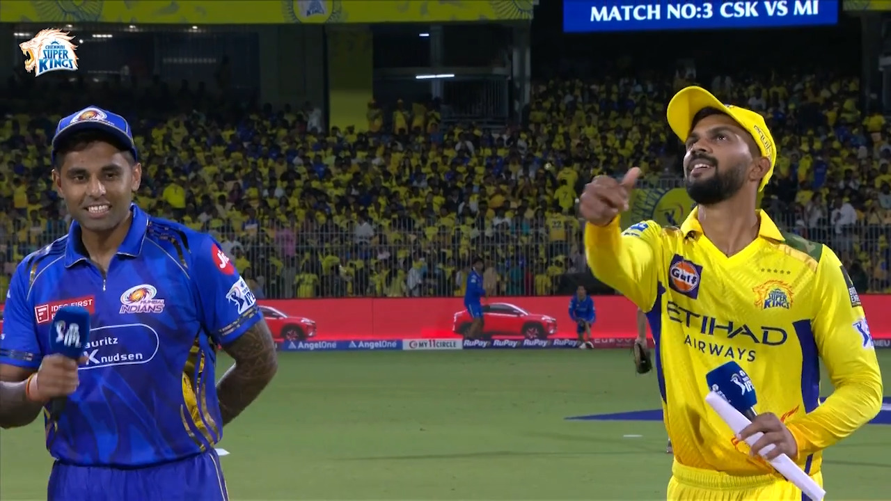 IPL 2025 M03: CSK vs MI - Toss