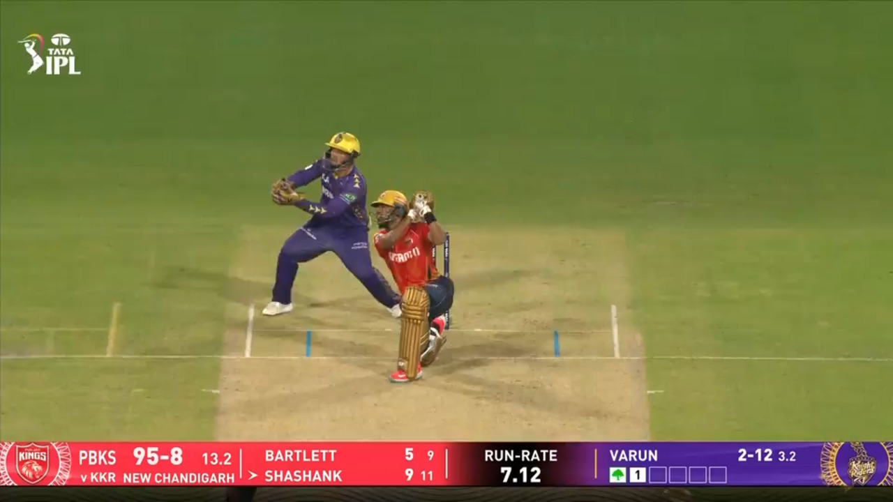 IPL 2025 M31: PBKS vs KKR - Shashank Singh Six