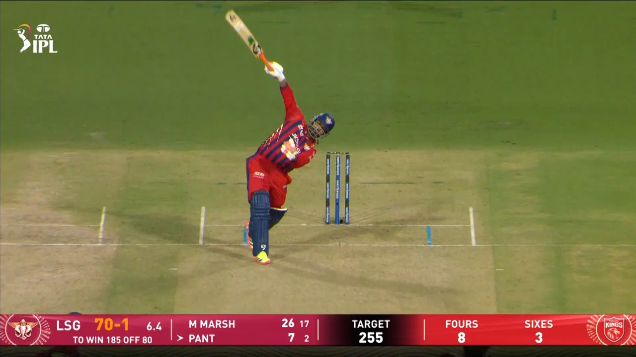 IPL 2026 M29: PBKS vs LSG - Rishabh Pant Six