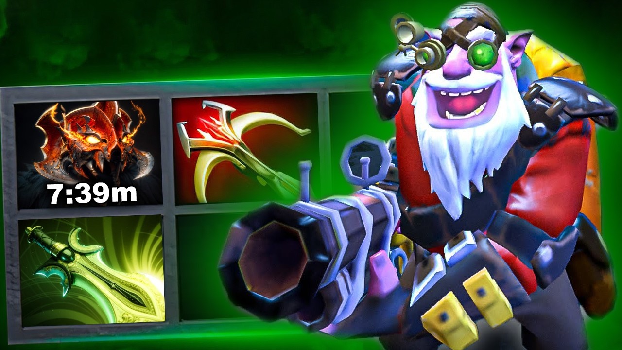 7Min Mask of Madness Sniper Max Attack Speed🔥🔥🔥32Kills Hard Carry | Dota 2