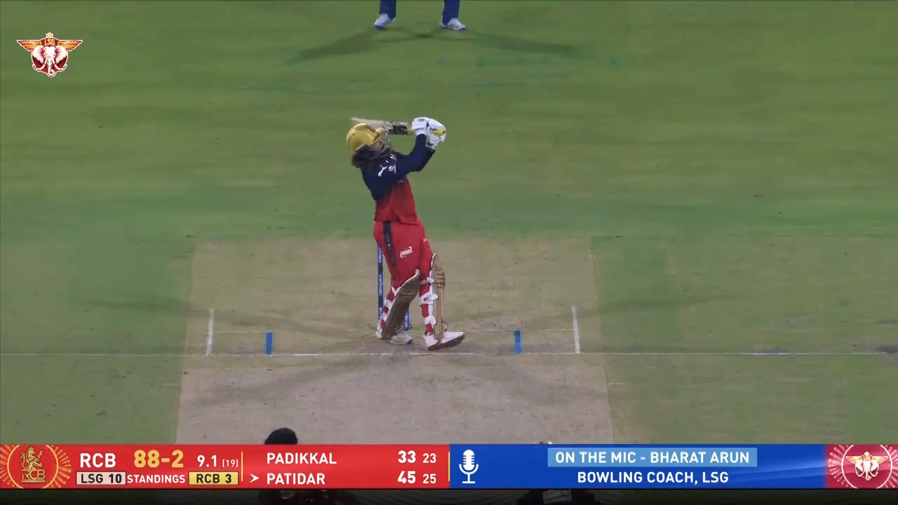 IPL 2026 M50: LSG vs RCB - Rajat Patidar Six
