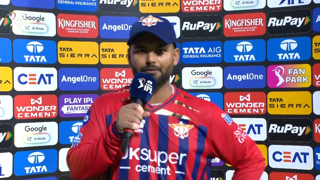 IPL 2026 M47: MI vs LSG - Rishabh Pant Interview