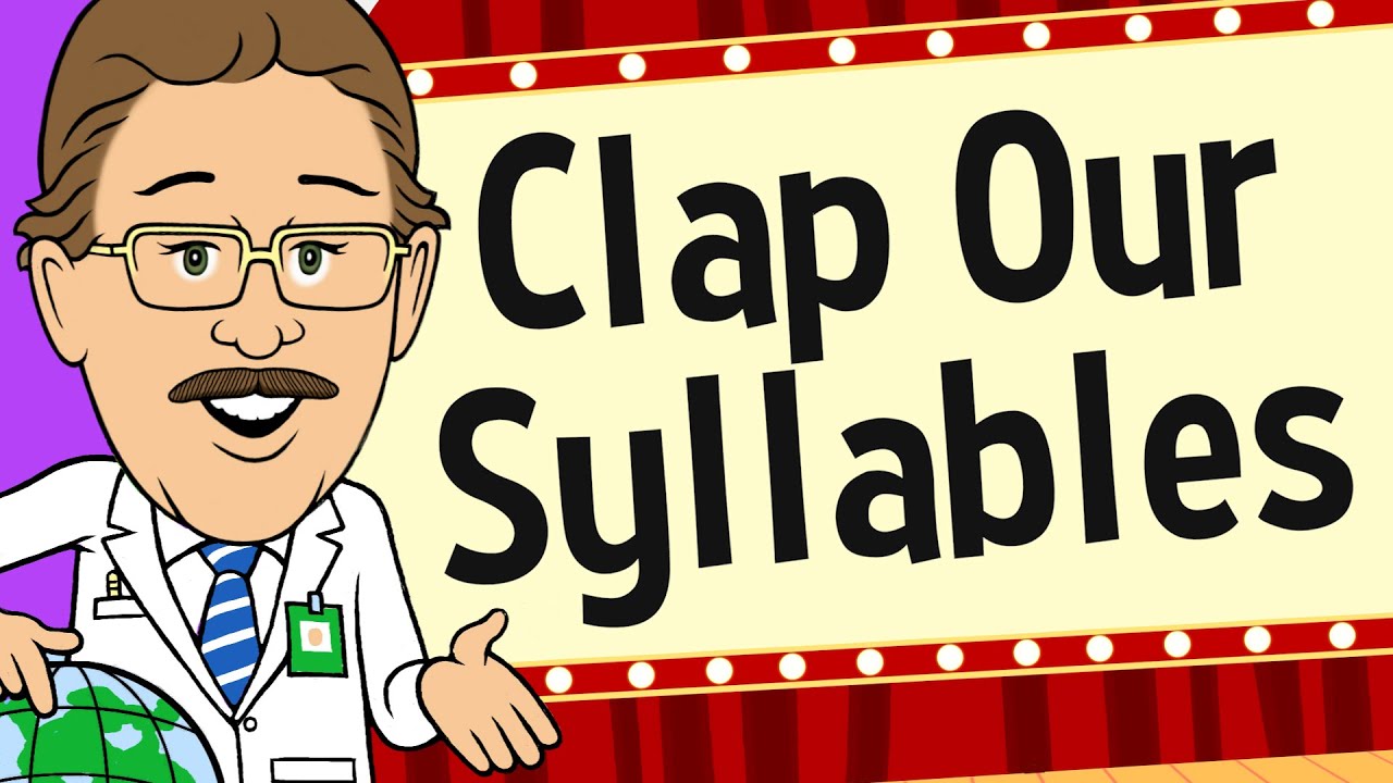 Clap Our Syllables | Jack Hartmann | Syllables Song background