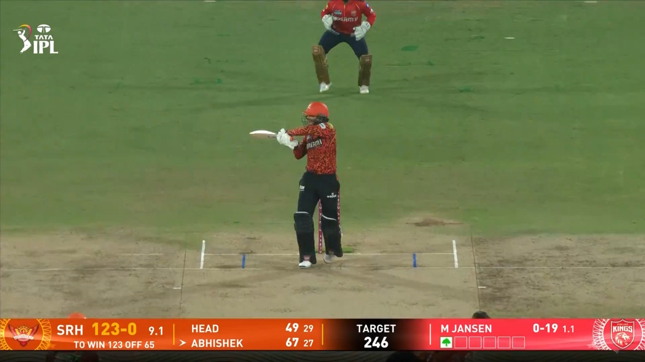 IPL 2025 M27: SRH vs PBKS - Abhishek Sharma Six