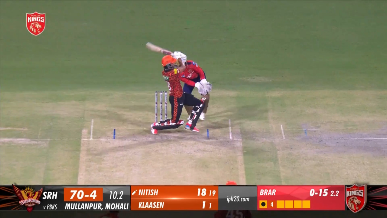 M23: PBKS vs SRH – Nitish Reddy Six