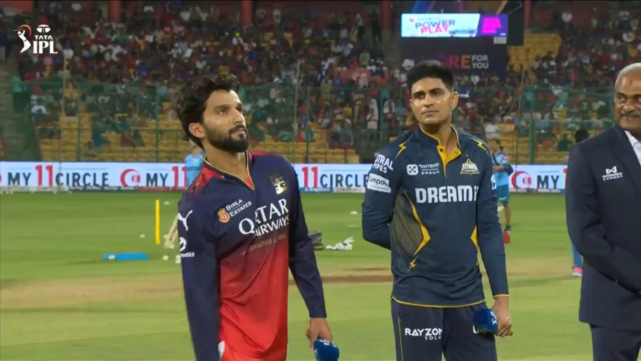 IPL 2025 M14: RCB vs GT - Toss