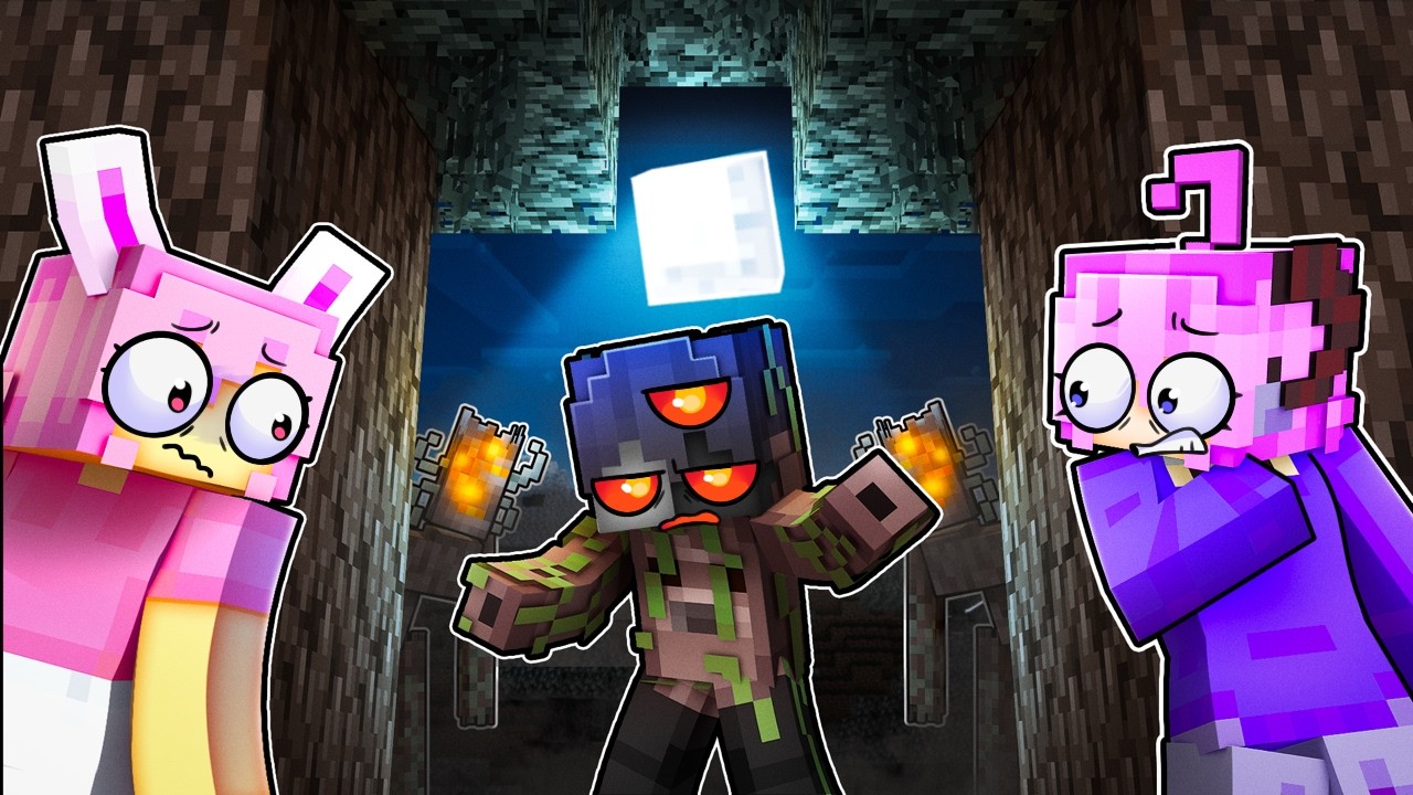 The CURSE of the CREAKING in Minecraft... background