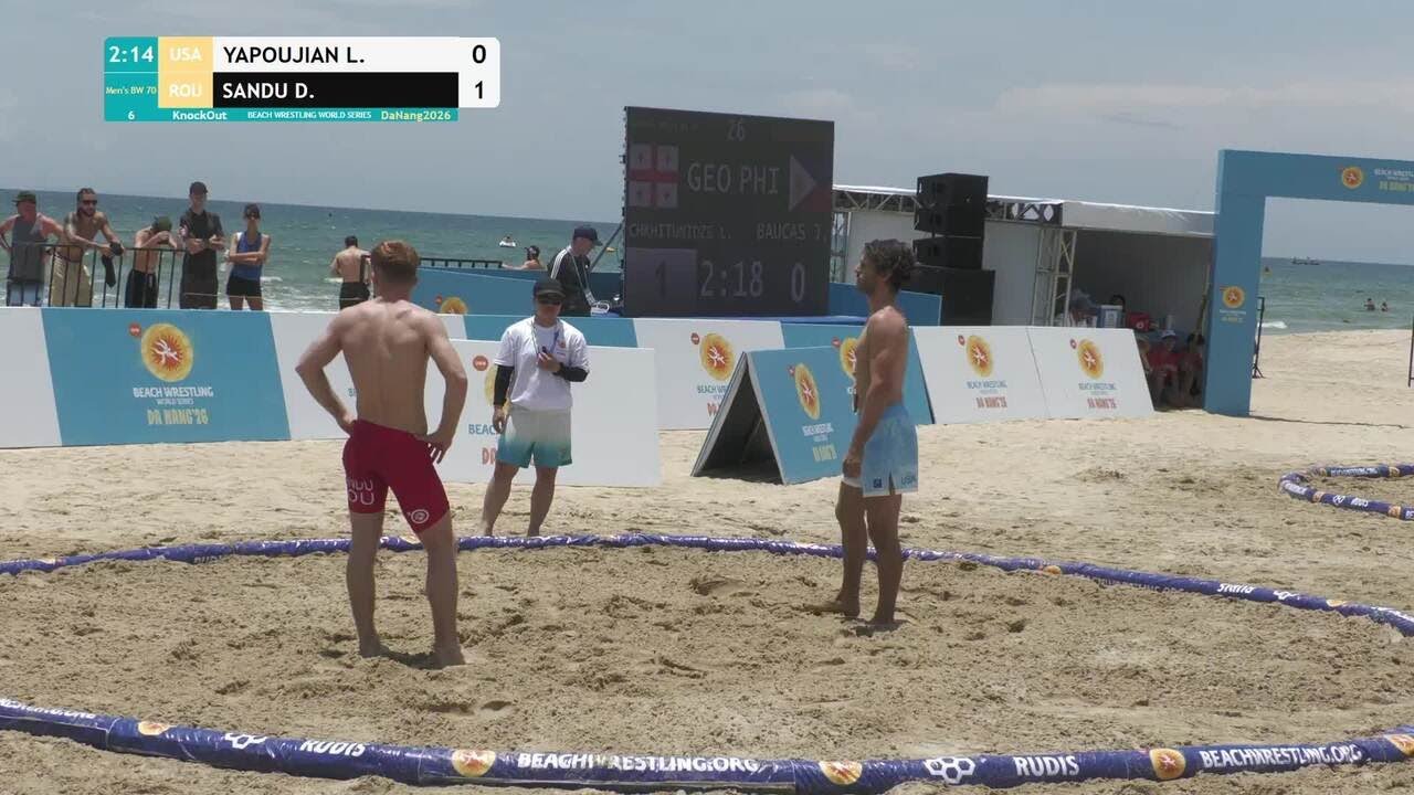 Lain Kimber YAPOUJIAN (USA) vs. Daniel Marian SANDU (ROU) • KnockOut • Men's BW 70Kg
