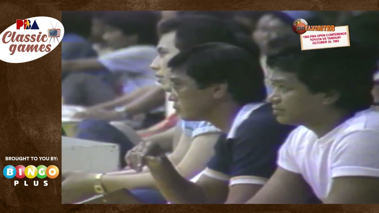 #PBAClassicGames: 1983 Open Conference TOYOTA VS. TANDUAY Oct. 30, 1983 - 1st Quarter