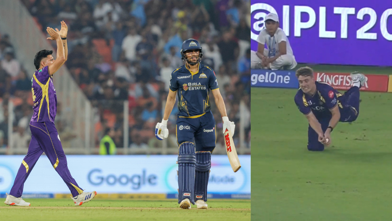 What A Grab! Cameron Green's Stunner To Dismiss Gill