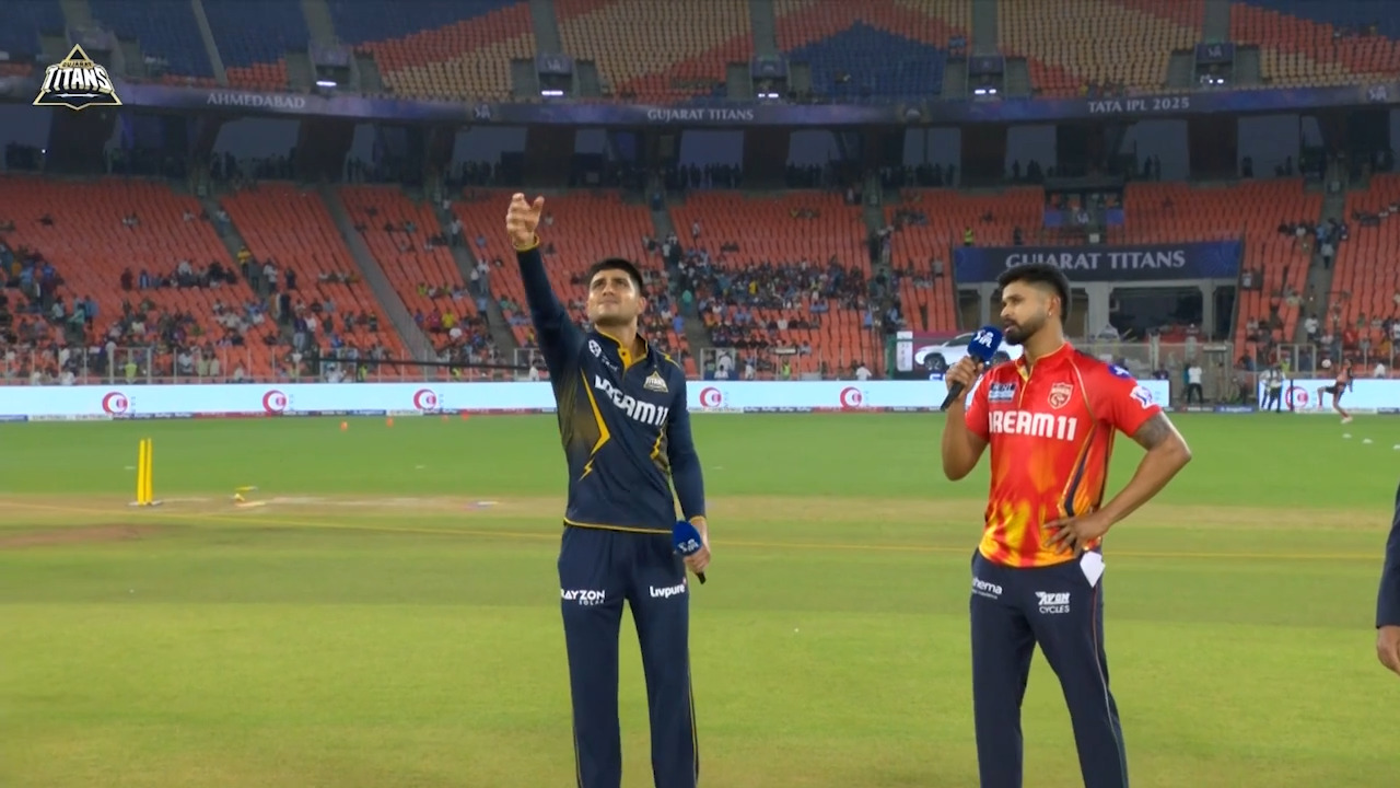 IPL 2025 M05: GT vs PBKS - Toss