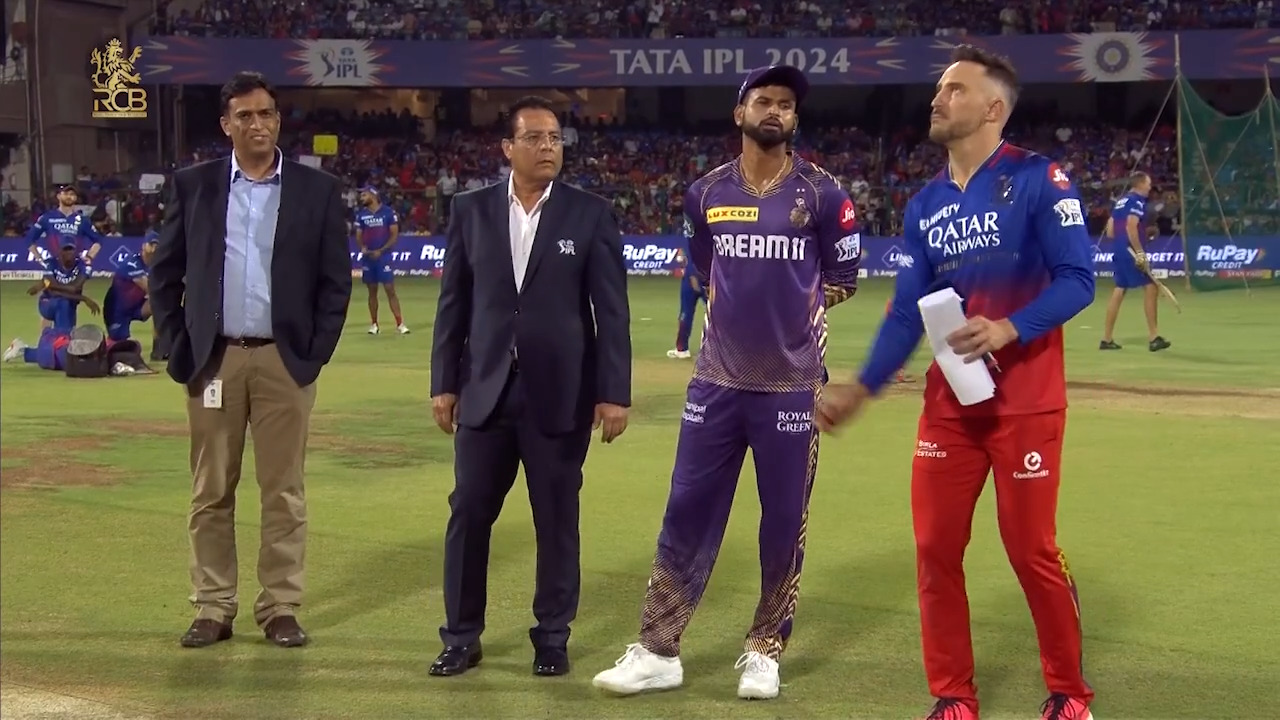 M10: RCB vs KKR – Toss