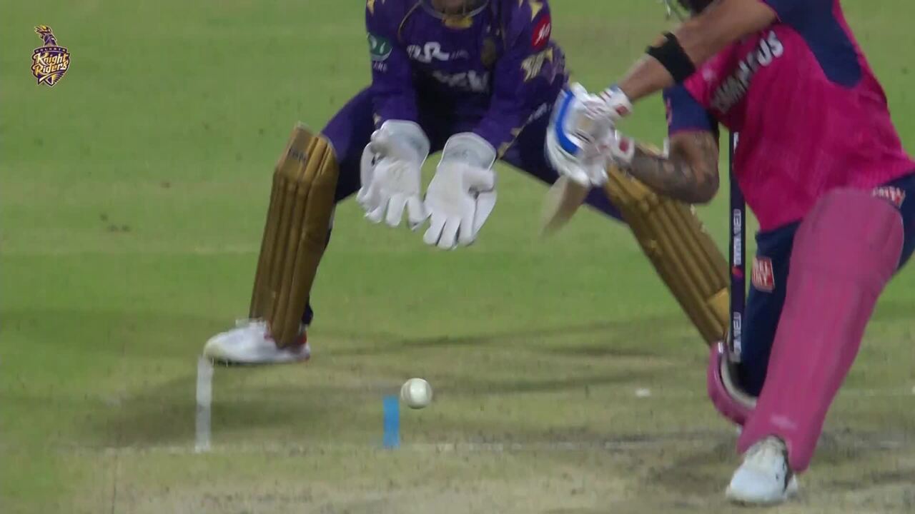 IPL 2025 M53: KKR vs RR - Riyan Parag Six