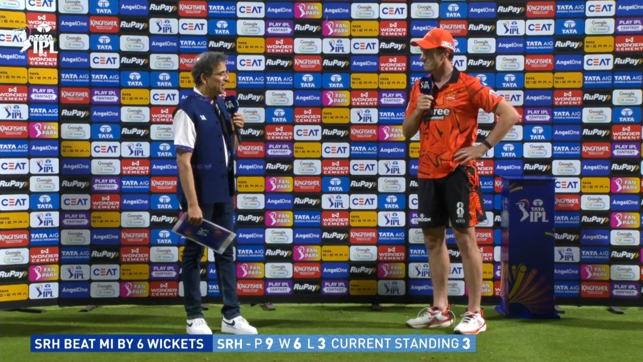 IPL 2026 M41: MI vs SRH - Post Match Presentation