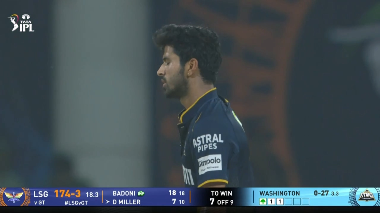 IPL 2025 M26: LSG vs GT - David Miller Wicket