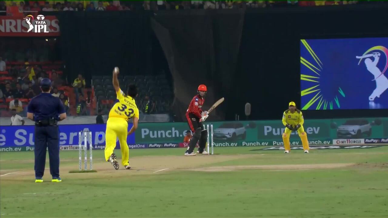 M18: SRH vs CSK – Abhishek Sharma Six