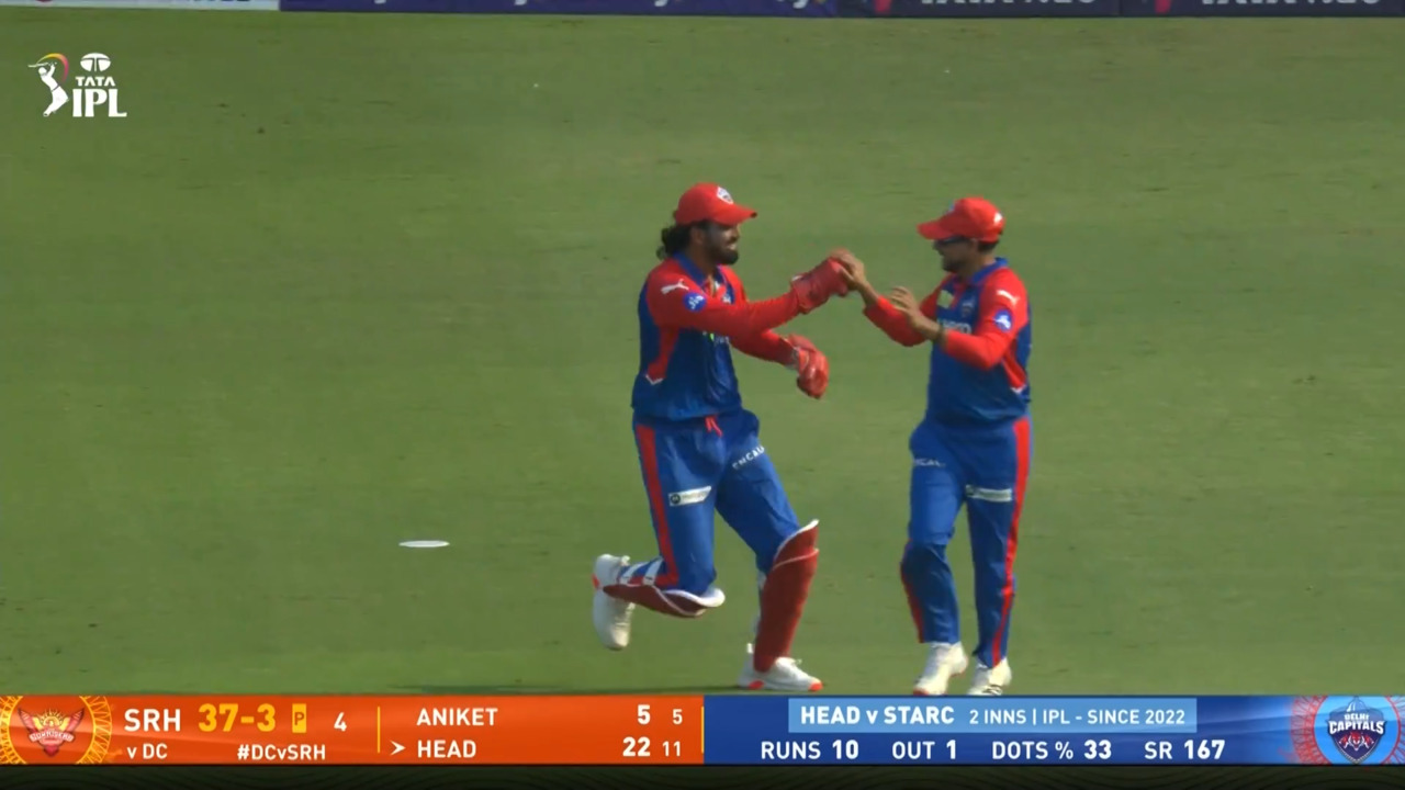 IPL 2025 M10: DC vs SRH - Travis Head Wicket