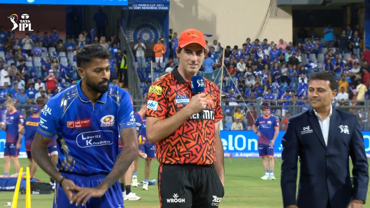 IPL 2025 M33: MI vs SRH - Toss