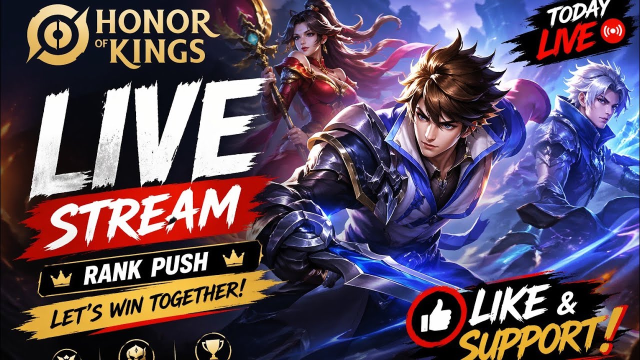 Honor of Kings LIVE | Rank Push Gameplay ๐ช Epic Battles & Clutch Moments