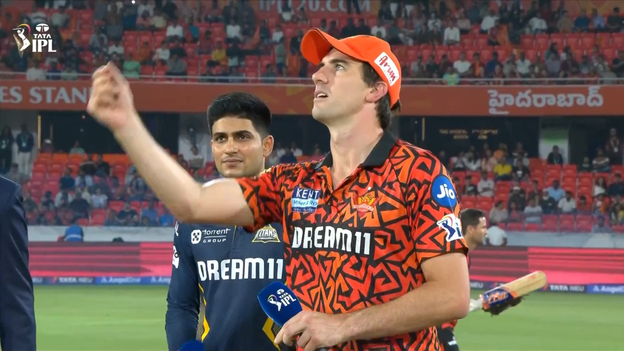 IPL 2025 M20: SRH vs GT - Toss