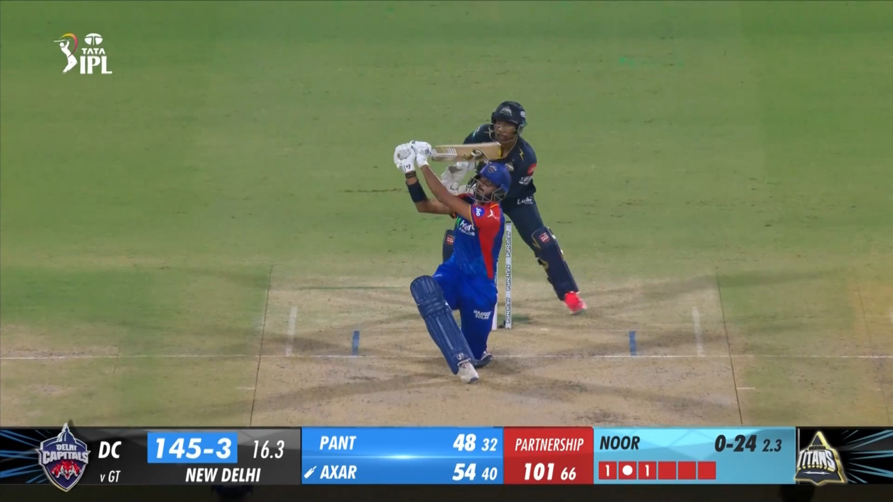 M40: DC vs GT – Axar Patel Six