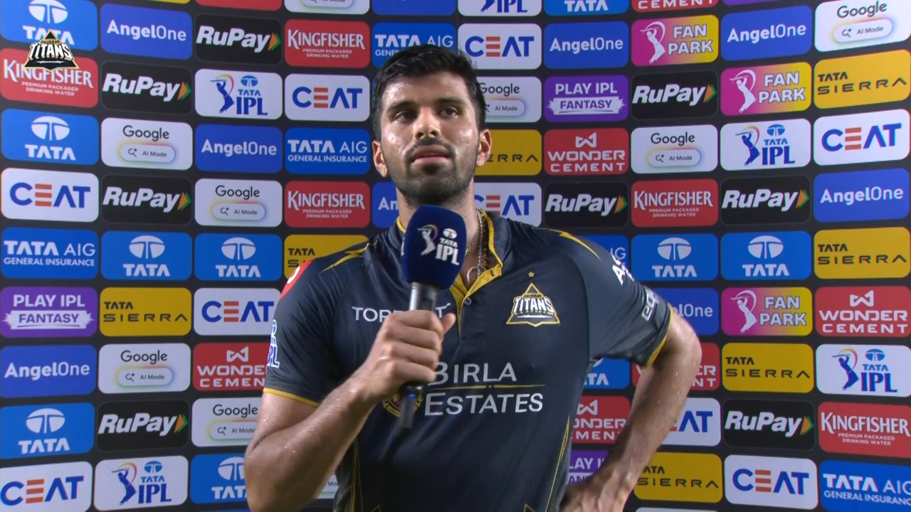 IPL 2026 M46: GT vs PBKS - Washington Sundar Interview