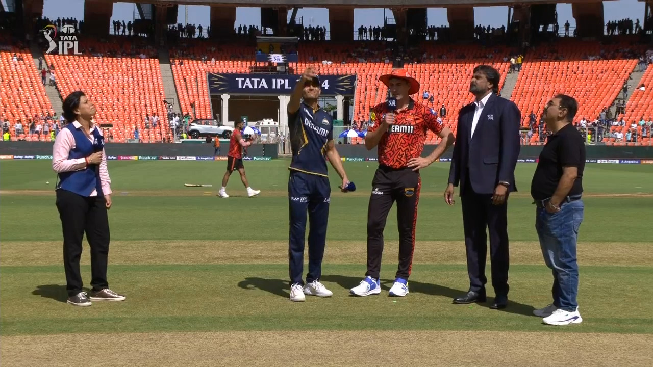 M12: GT vs SRH – Toss