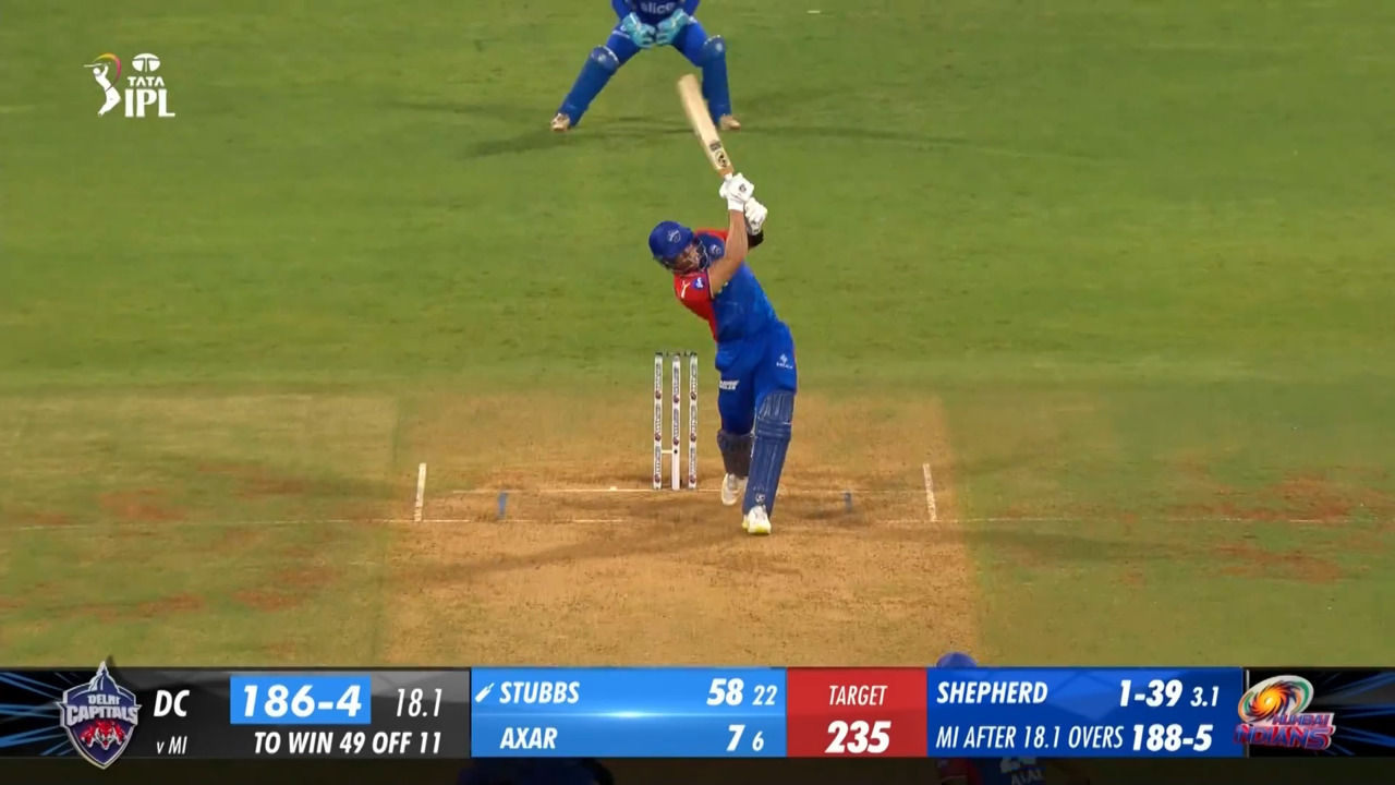 M20: MI vs DC – Tristan Stubbs Six