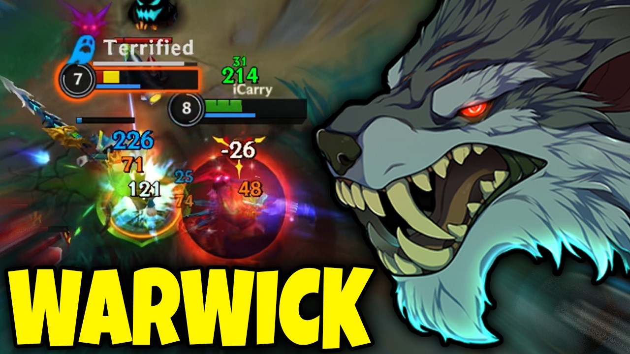 Wild Rift Warwick Jungle Gameplay in Season 21 (Build & Runes)