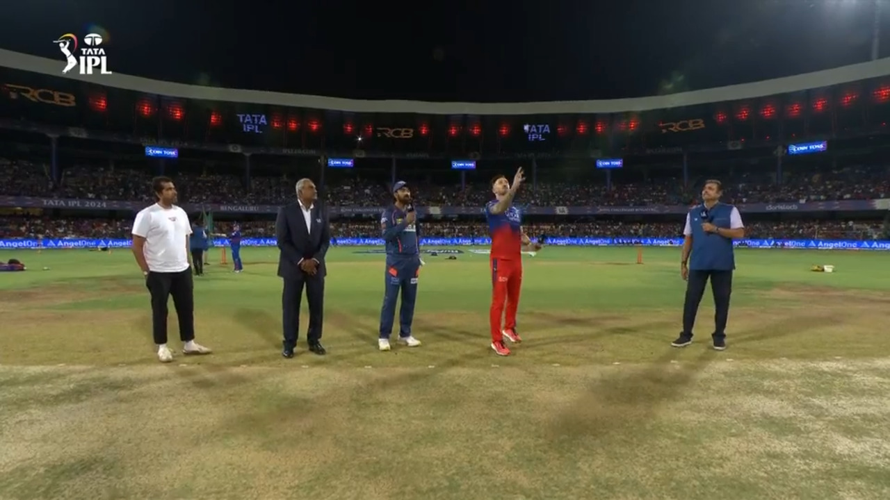 M15: RCB vs LSG – Toss background